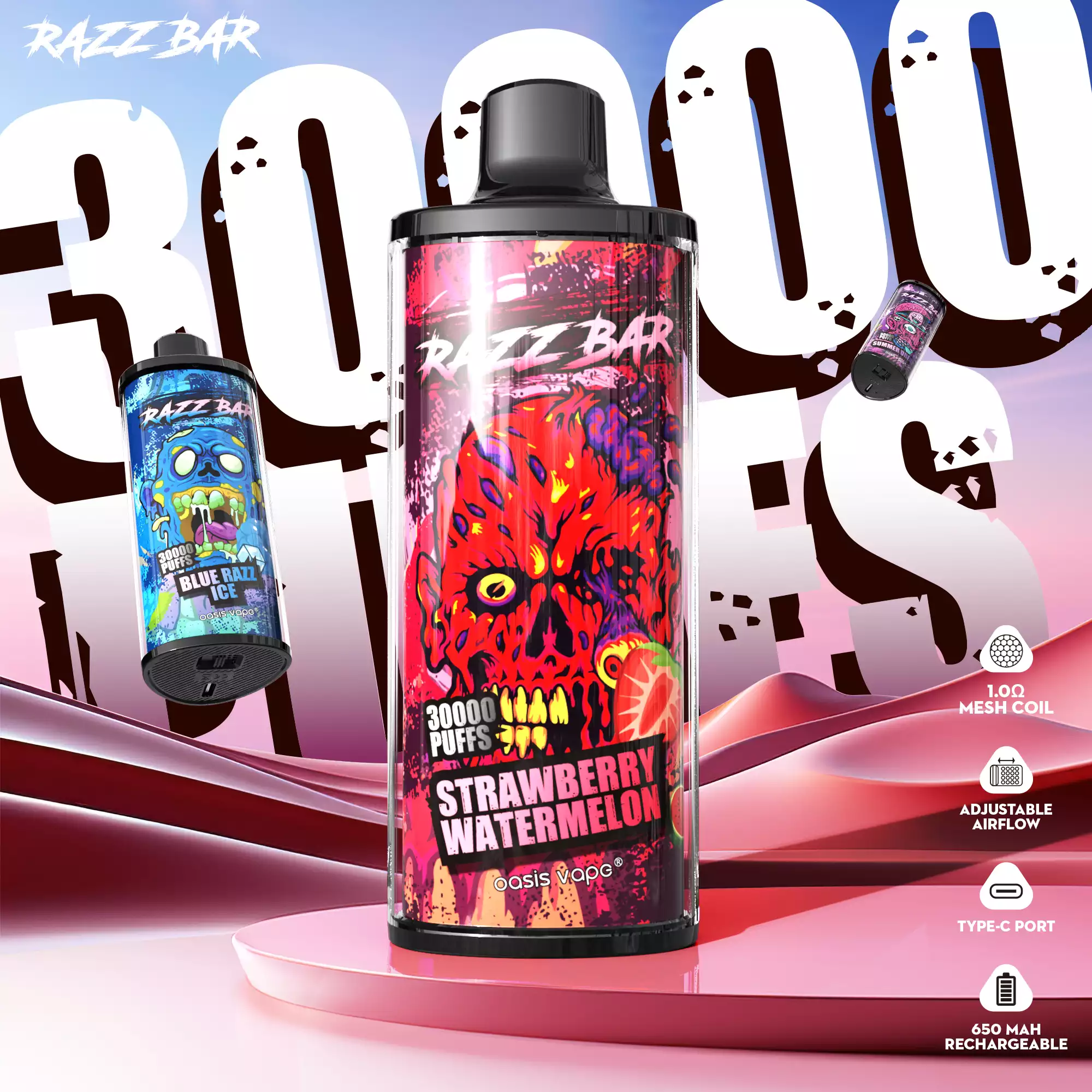 Razz Bar 30K - vista del producto