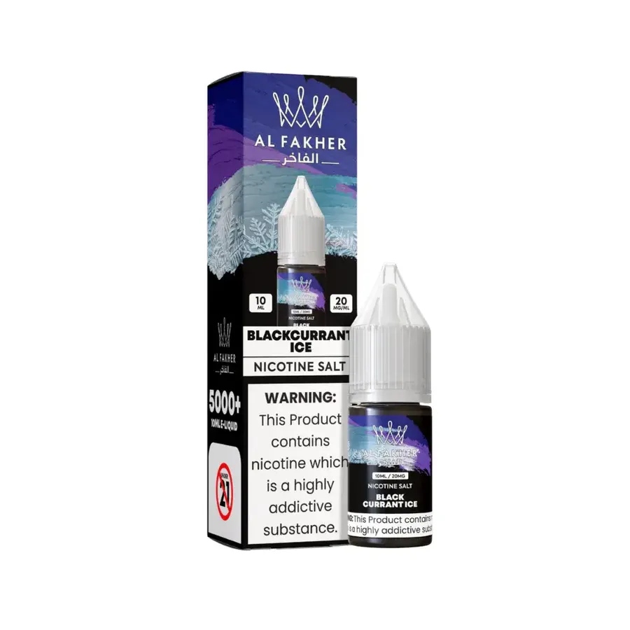 Al Fakher Nic Salt 10ml 20mg – sabor Blackcurrant Ice