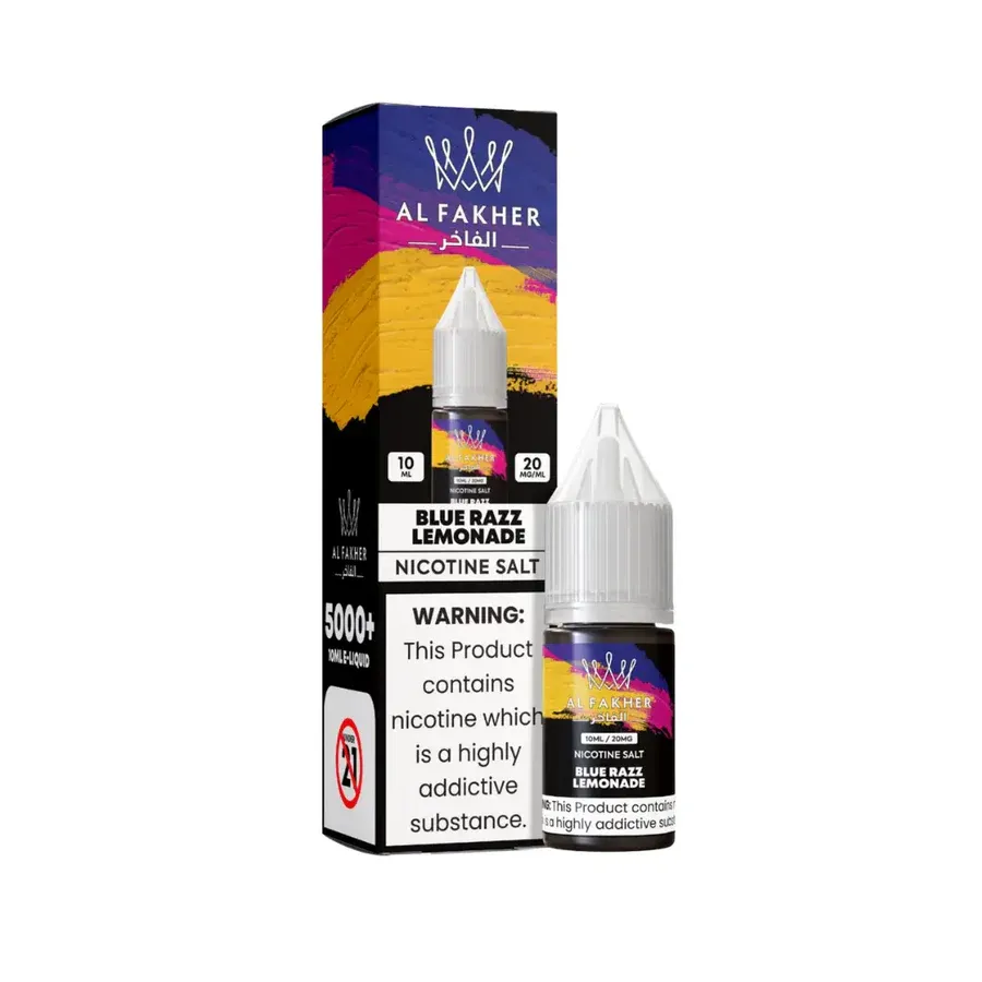 Al Fakher Nic Salt 10ml 20mg – sabor Blue Razz Lemonade