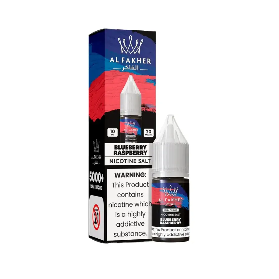 Al Fakher Nic Salt 10ml 20mg – sabor Blueberry Raspberry