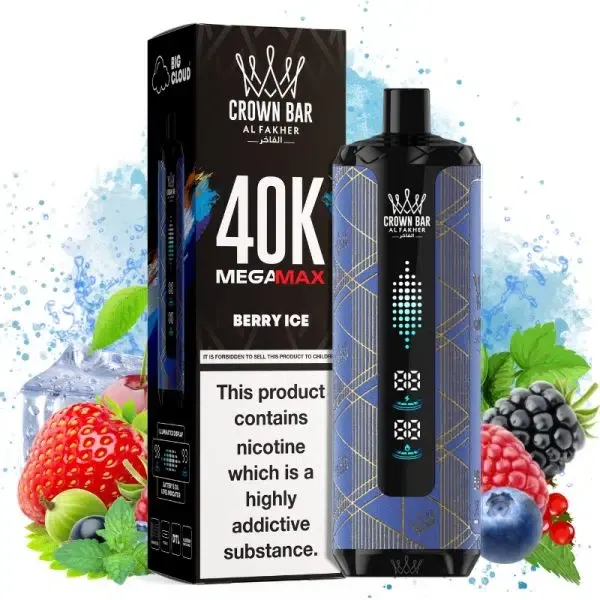Vaper desechable Al Fakher Mega Max 40K sabor Berry Ice