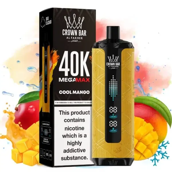 Vaper desechable Al Fakher Mega Max 40K sabor COOL MANGO