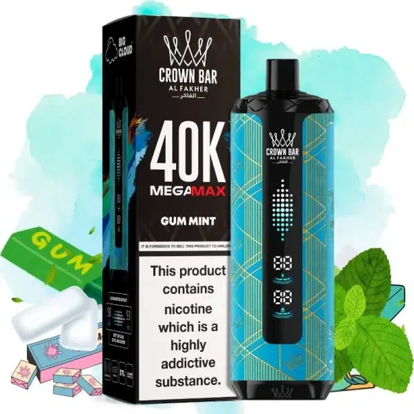 Vaper desechable Al Fakher Mega Max 40K sabor GUM MINT