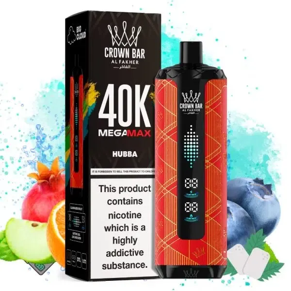 Vaper desechable Al Fakher Mega Max 40K sabor HUBBA