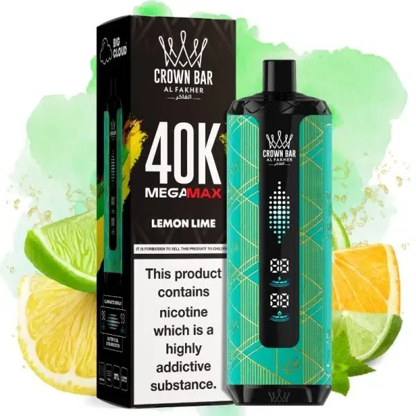 Vaper desechable Al Fakher Mega Max 40K sabor LEMON LIME