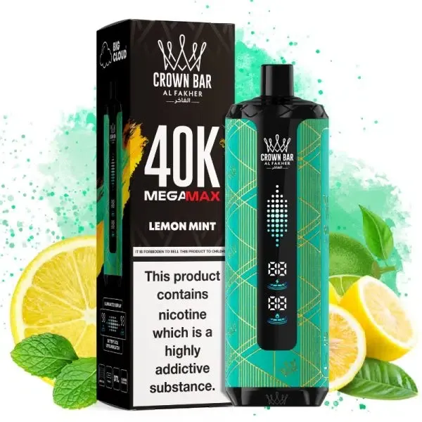 Vaper desechable Al Fakher Mega Max 40K sabor LEMON MINT