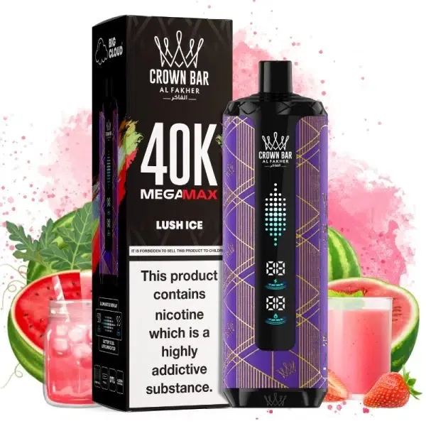 Vaper desechable Al Fakher Mega Max 40K sabor Lush Ice