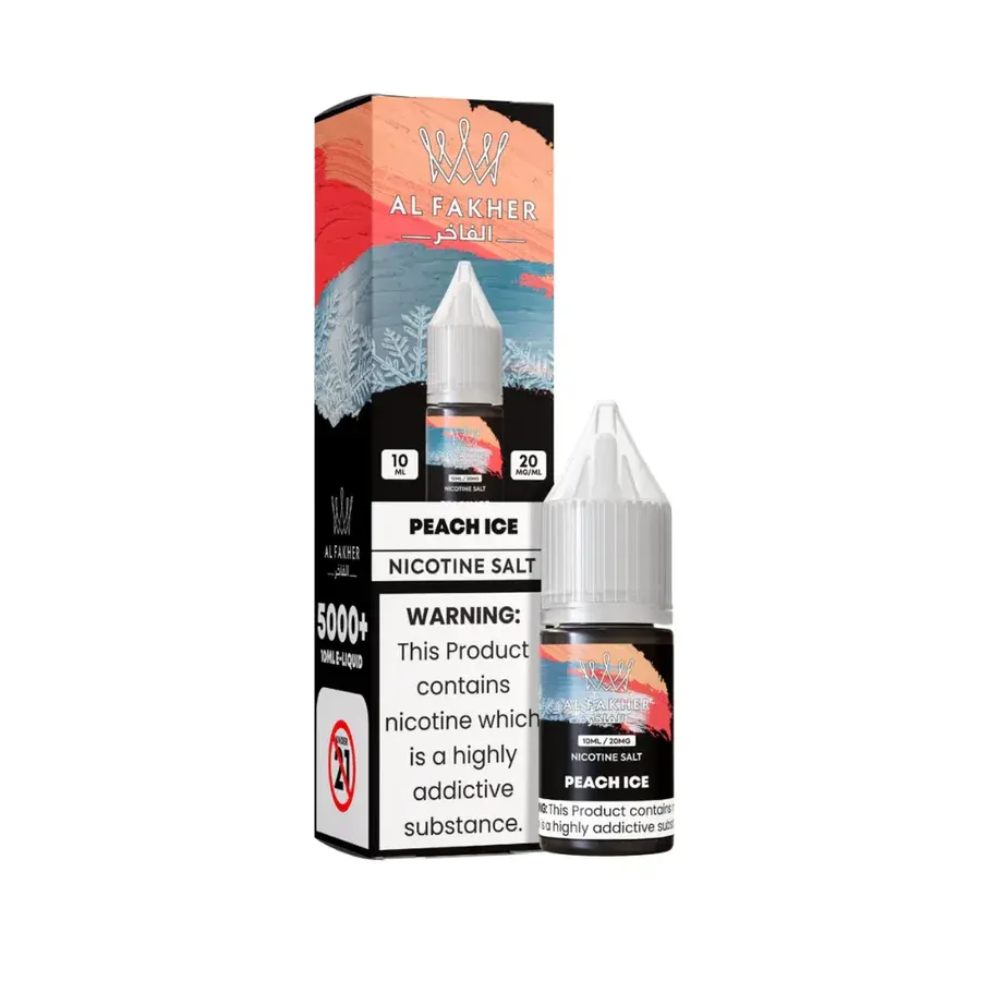 Al Fakher Nic Salt 10ml 20mg – sabor Peach Ice