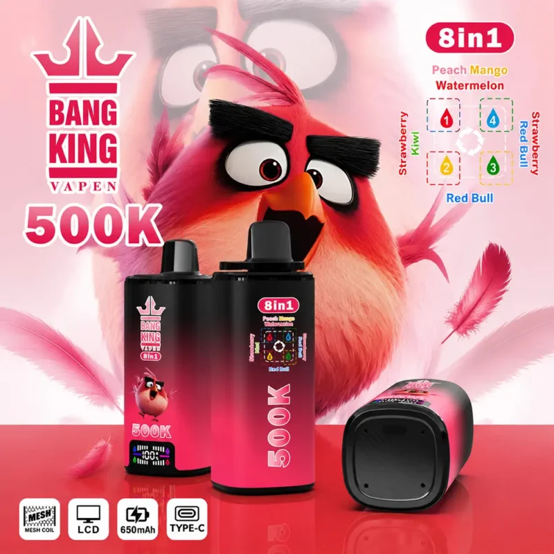 Vaper desechable Bang King 500K 8-en-1