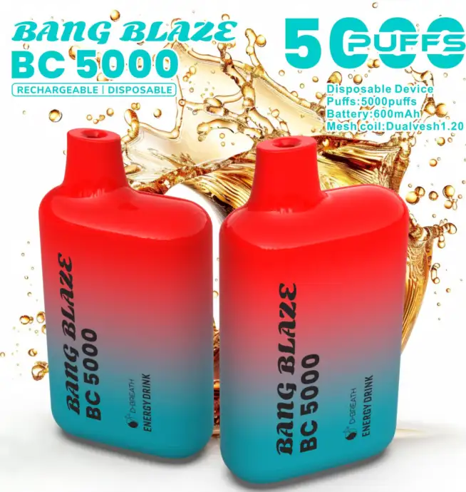 Vaper desechable Bang Blaze BC 5000 sabor Energy Drink