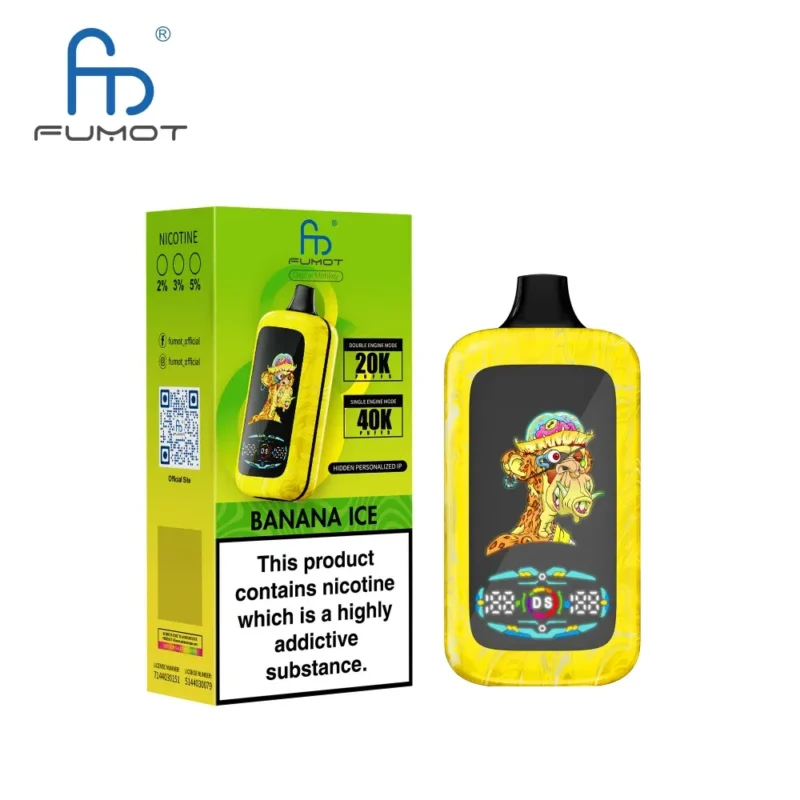Fumot Digital Monkey 40000 - sabor Banana Ice