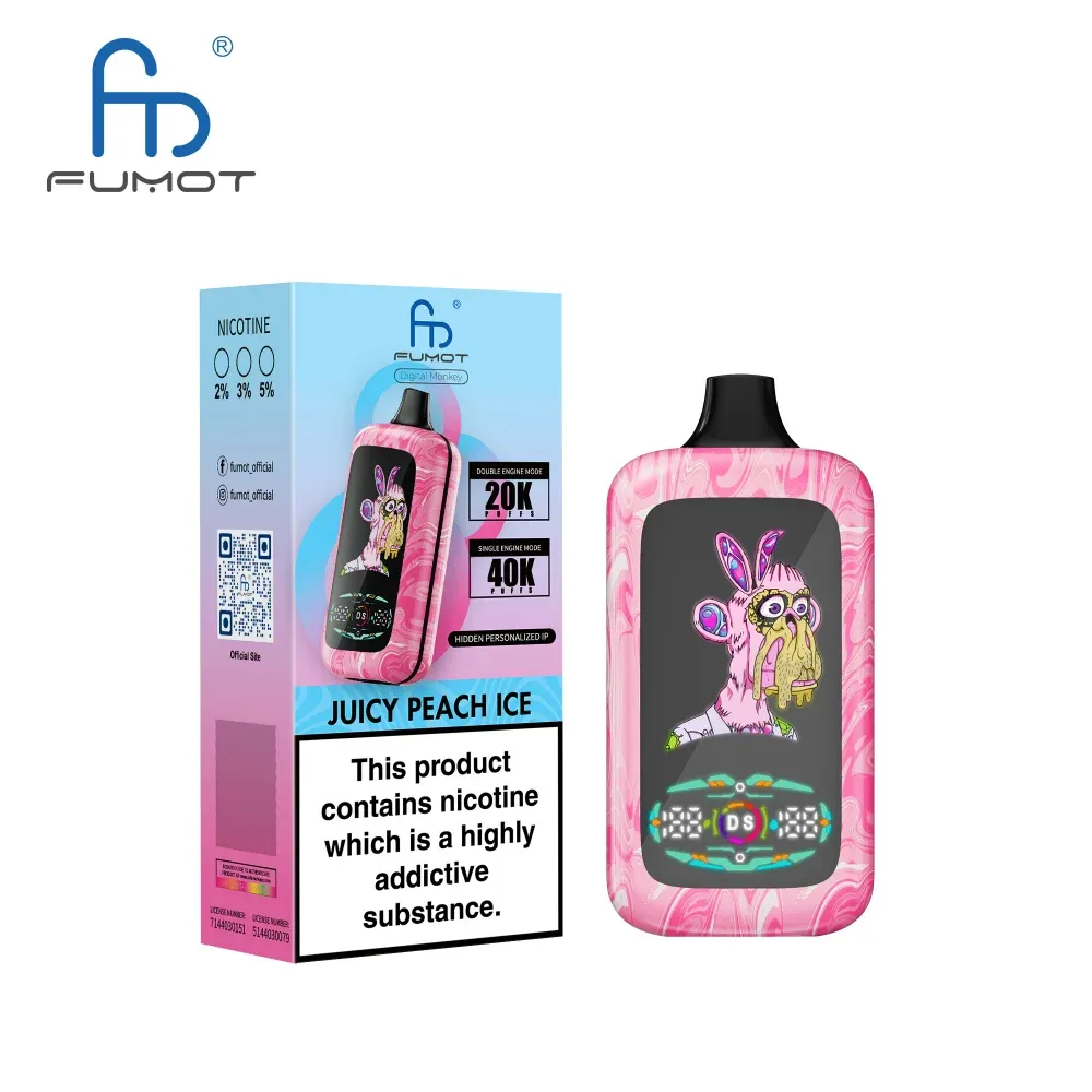 Fumot Digital Monkey 40000 - sabor Juicy Peach Ice