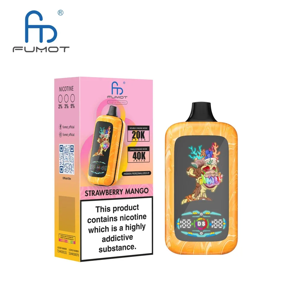 Fumot Digital Monkey 40000 - sabor Strawberry Mango