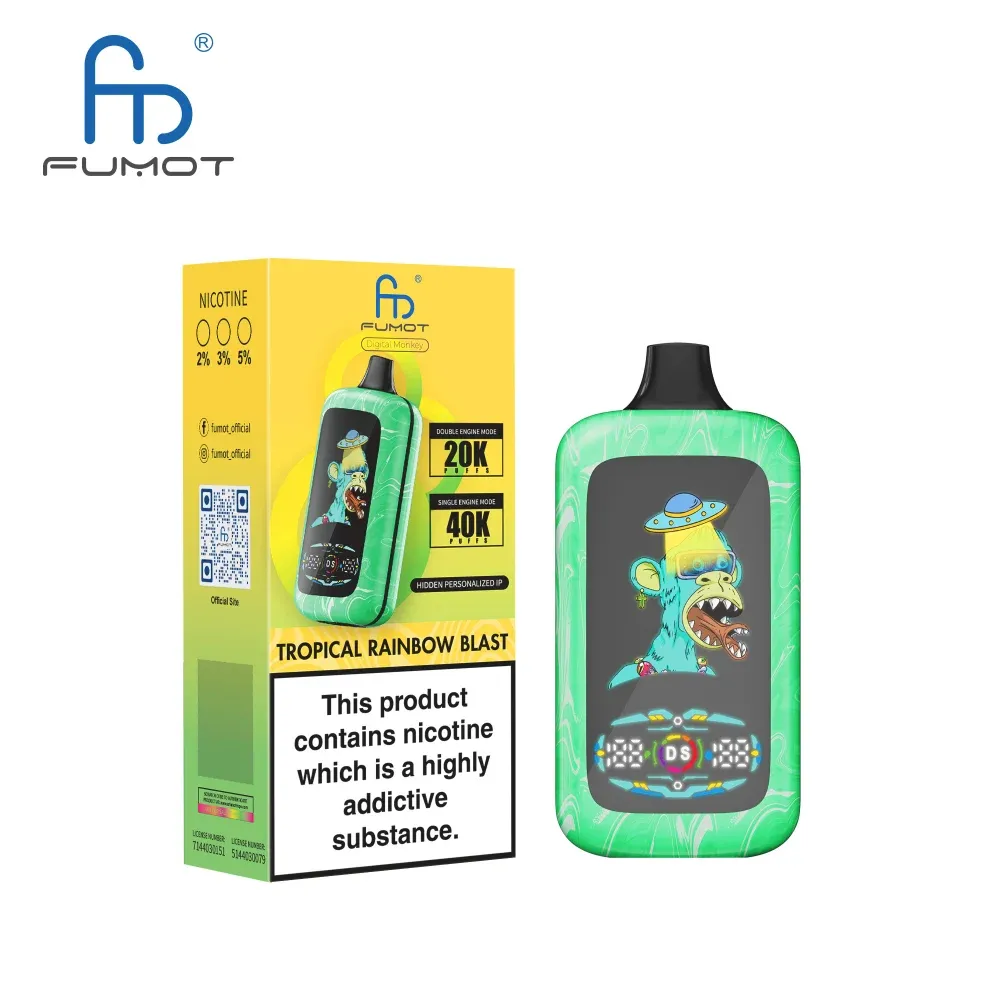 Fumot Digital Monkey 40000 - sabor Tropical Rainbow Blast