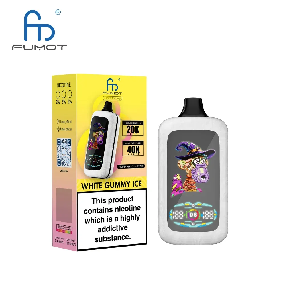 Fumot Digital Monkey 40000 - sabor White Gummy Ice