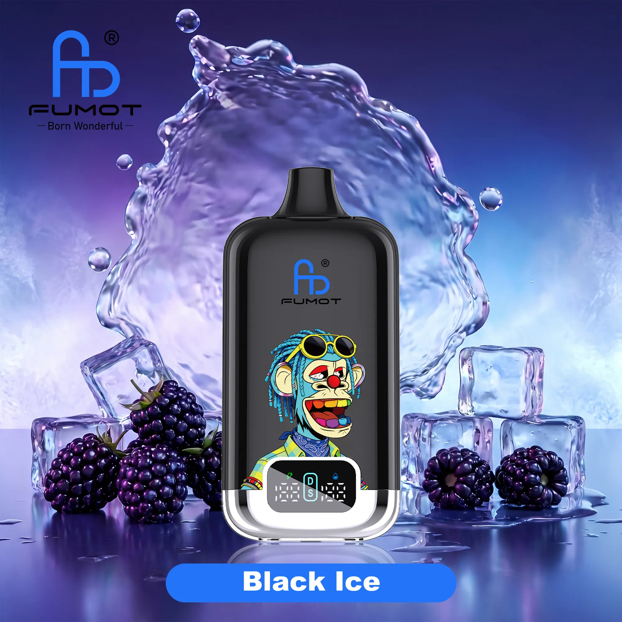 Vaper desechable FUMOT Tornado Box Pro 22000 puffs sabor Black Ice