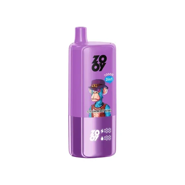 Vaper desechable ZOOY Triple 70000 3-en-1 con sabores: Blueberry Bubblegum, Love 666 y Strawberry Kiwi