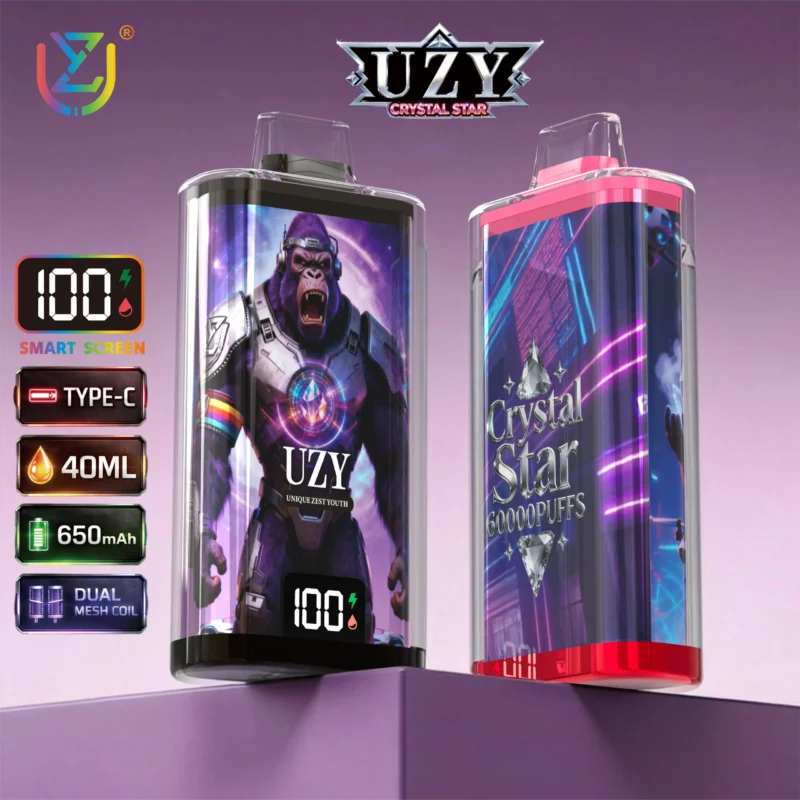 UZY Crystal Star 60000 60K Caladas – Vaper Desechable Recargable DTL