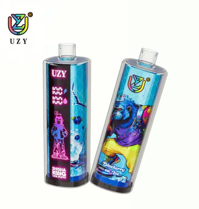 Vaper desechable UZY SHISHA HOOKAH KING 120000 puffs sabor Blueberry On Ice