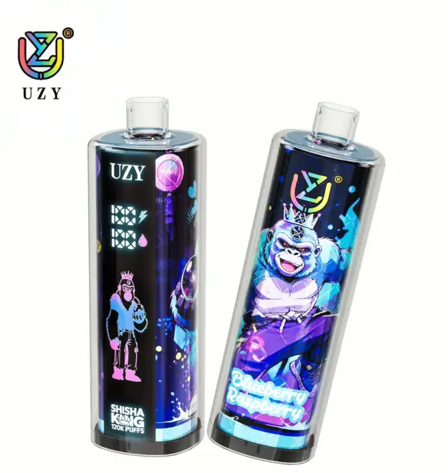 Vaper desechable UZY SHISHA HOOKAH KING 120000 puffs sabor Blueberry Raspberry