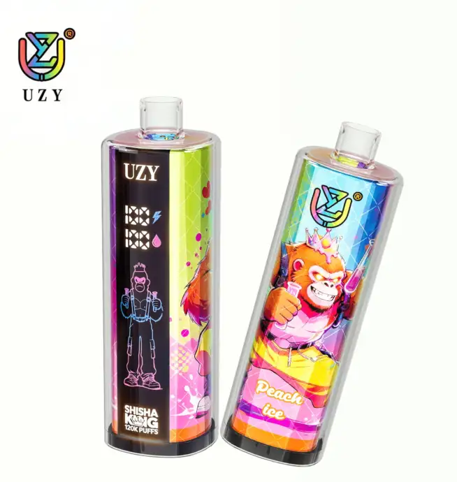 Vaper desechable UZY SHISHA HOOKAH KING 120000 puffs sabor Peach Ice