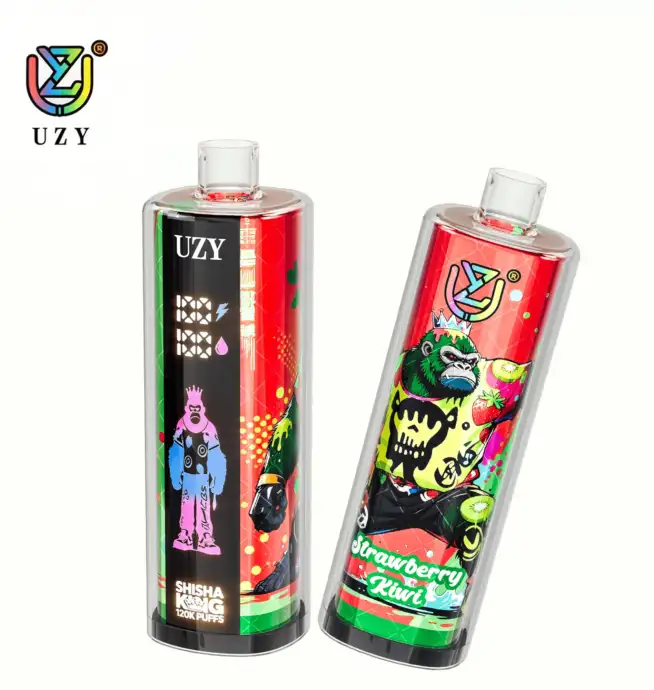 Vaper desechable UZY SHISHA HOOKAH KING 120000 puffs sabor Strawberry Kiwi