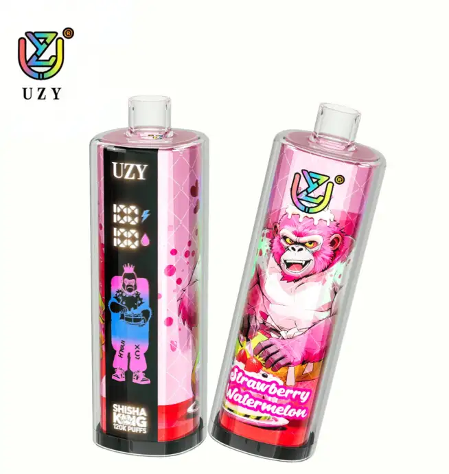 Vaper desechable UZY SHISHA HOOKAH KING 120000 puffs sabor Strawberry Watermelon