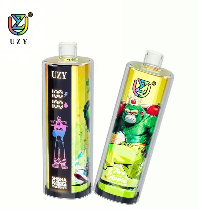 Vaper desechable UZY SHISHA HOOKAH KING 120000 puffs sabor Two Apple