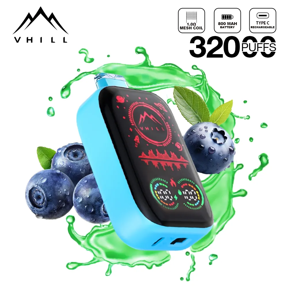 Vhill Full Screen 32K - sabor Blueberry Mint