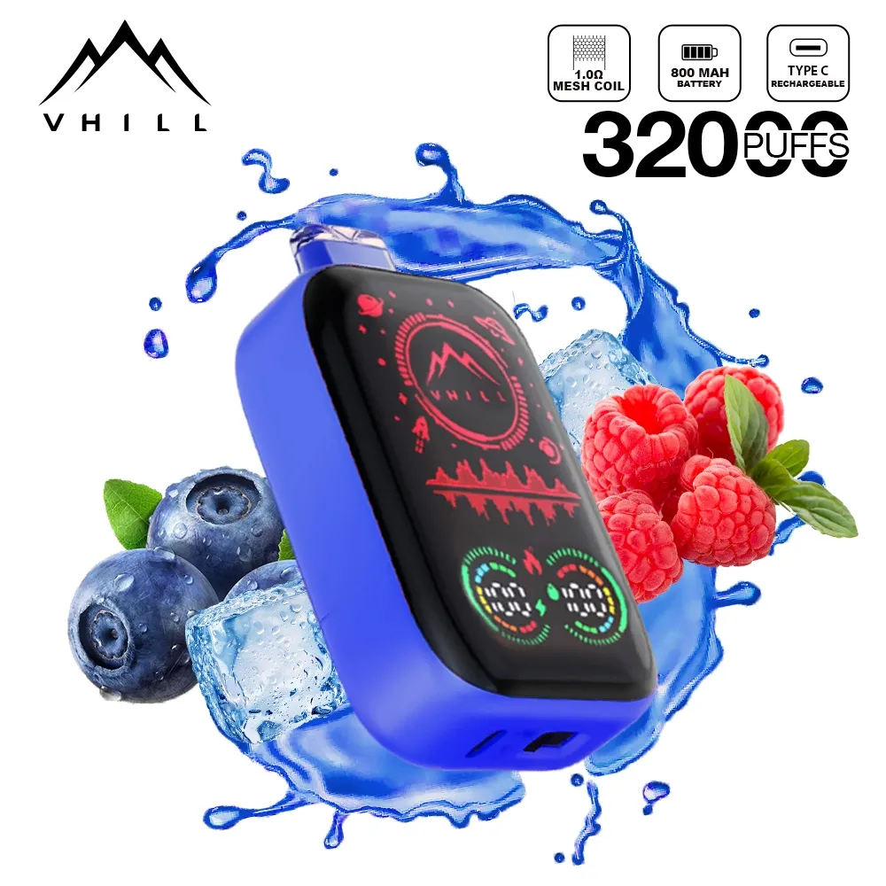 Vhill Full Screen 32K - sabor Blueberry Raspberry Ice