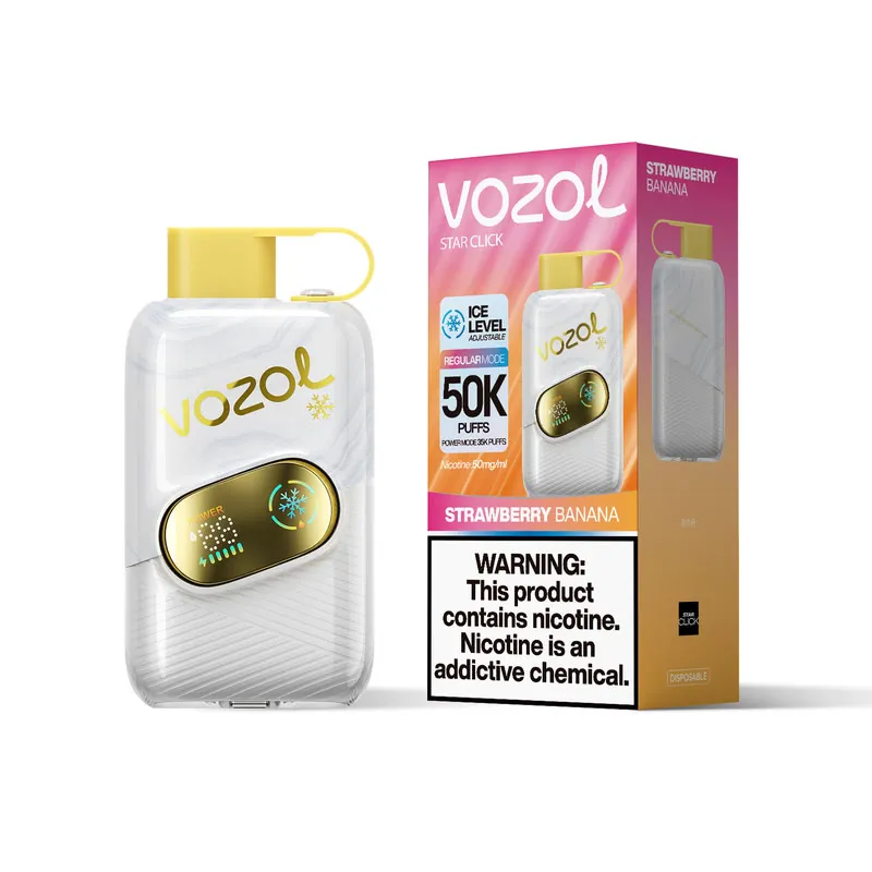 Vozol Star Click 50000 - sabor Strawberry Banana