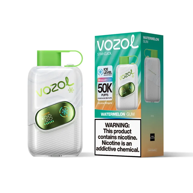 Vozol Star Click 50000 - sabor Watermelon Gum