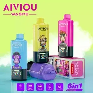 WASPE AIVIOU 6 in 1 150000 Puffs – Vaper Desechable Recargable 6 en 1 - Imagen 6