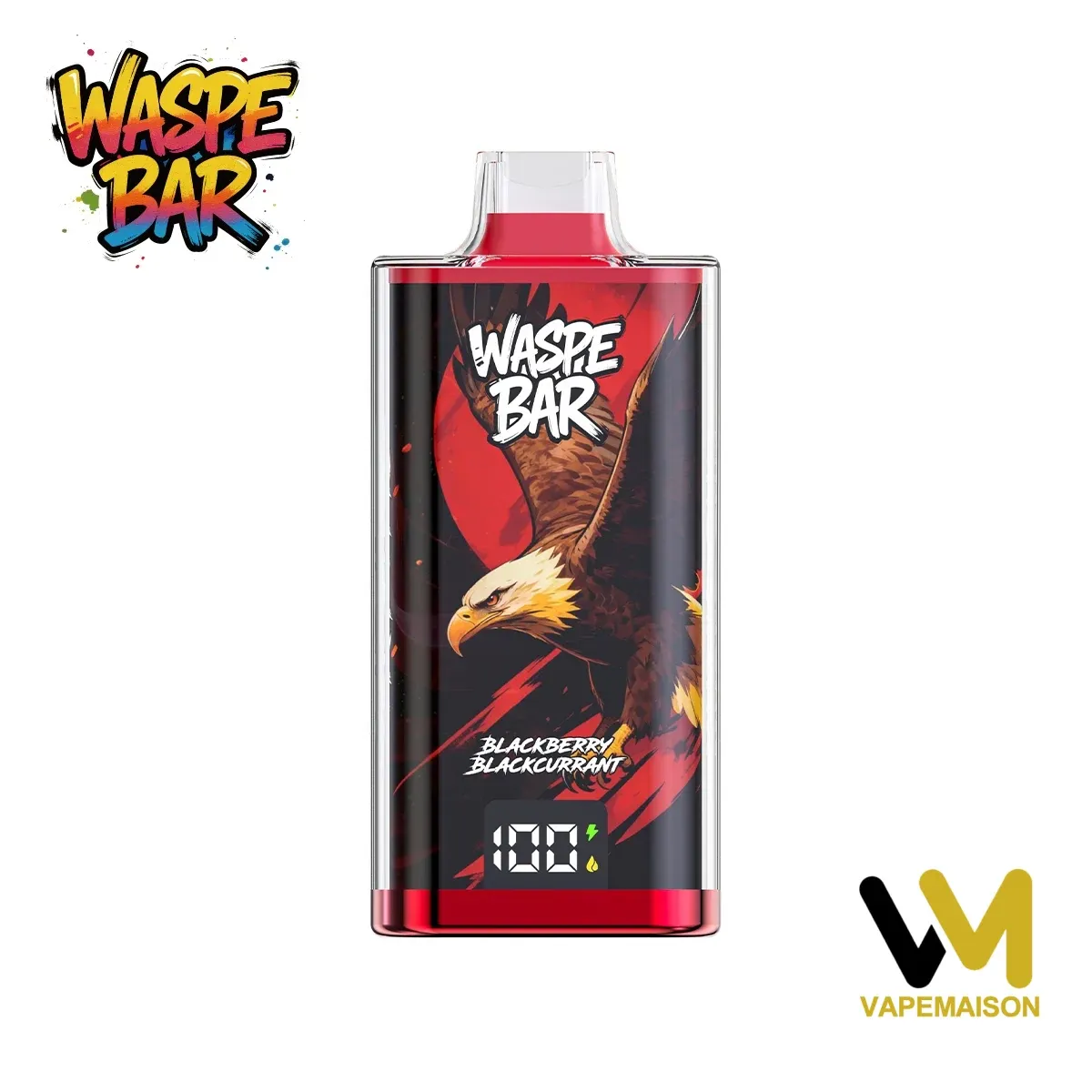 Waspe Bar 60K vaper | 60K caladas 36ml vaper recargable con pantalla LED - Imagen 2