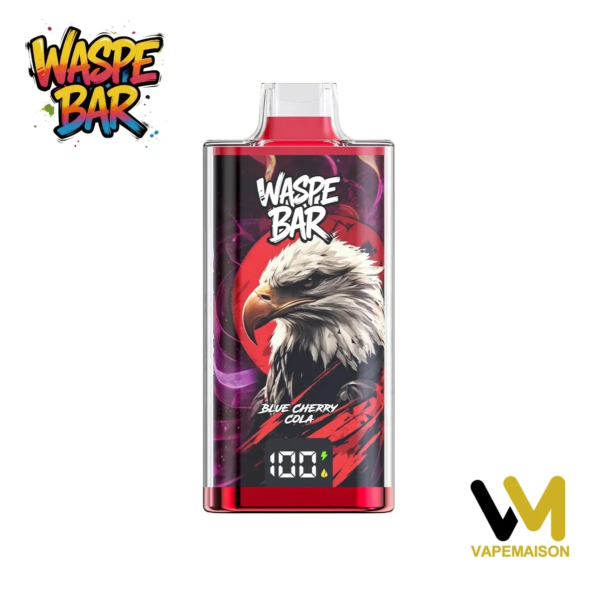 Waspe Bar 60K vaper | 60K caladas 36ml vaper recargable con pantalla LED - Imagen 5