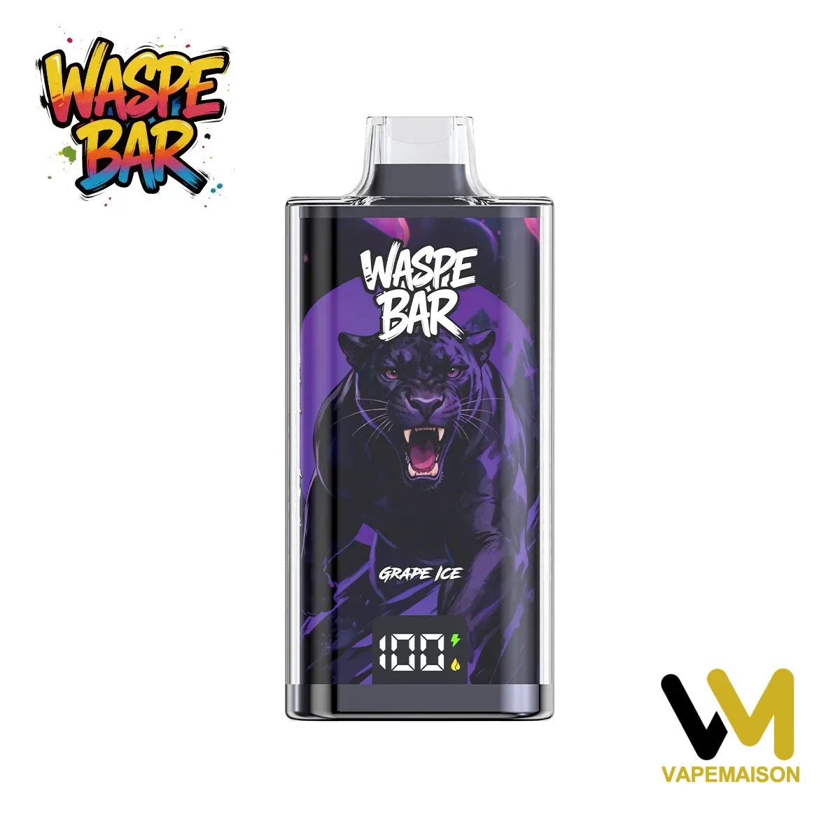 Waspe Bar 60K vaper | 60K caladas 36ml vaper recargable con pantalla LED - Imagen 6