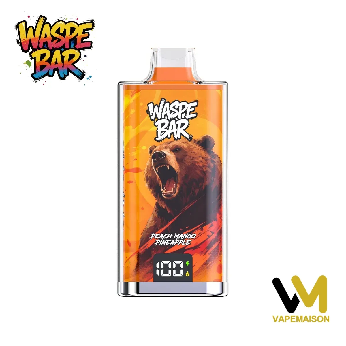 Waspe Bar 60K vaper | 60K caladas 36ml vaper recargable con pantalla LED - Imagen 10