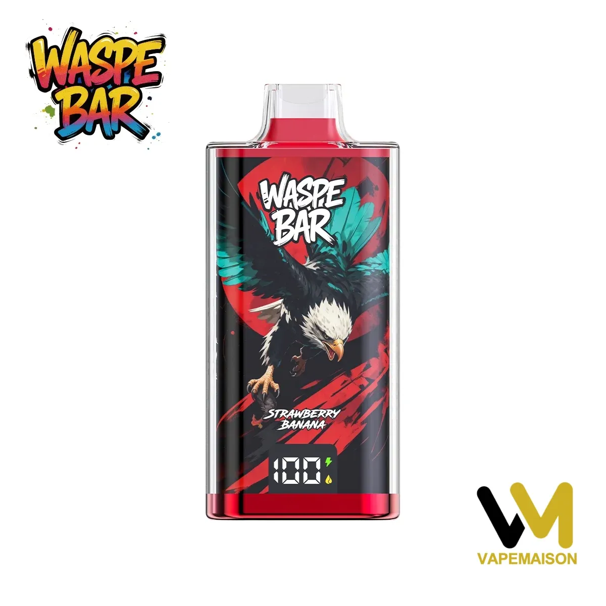 Waspe Bar 60K vaper | 60K caladas 36ml vaper recargable con pantalla LED - Imagen 12