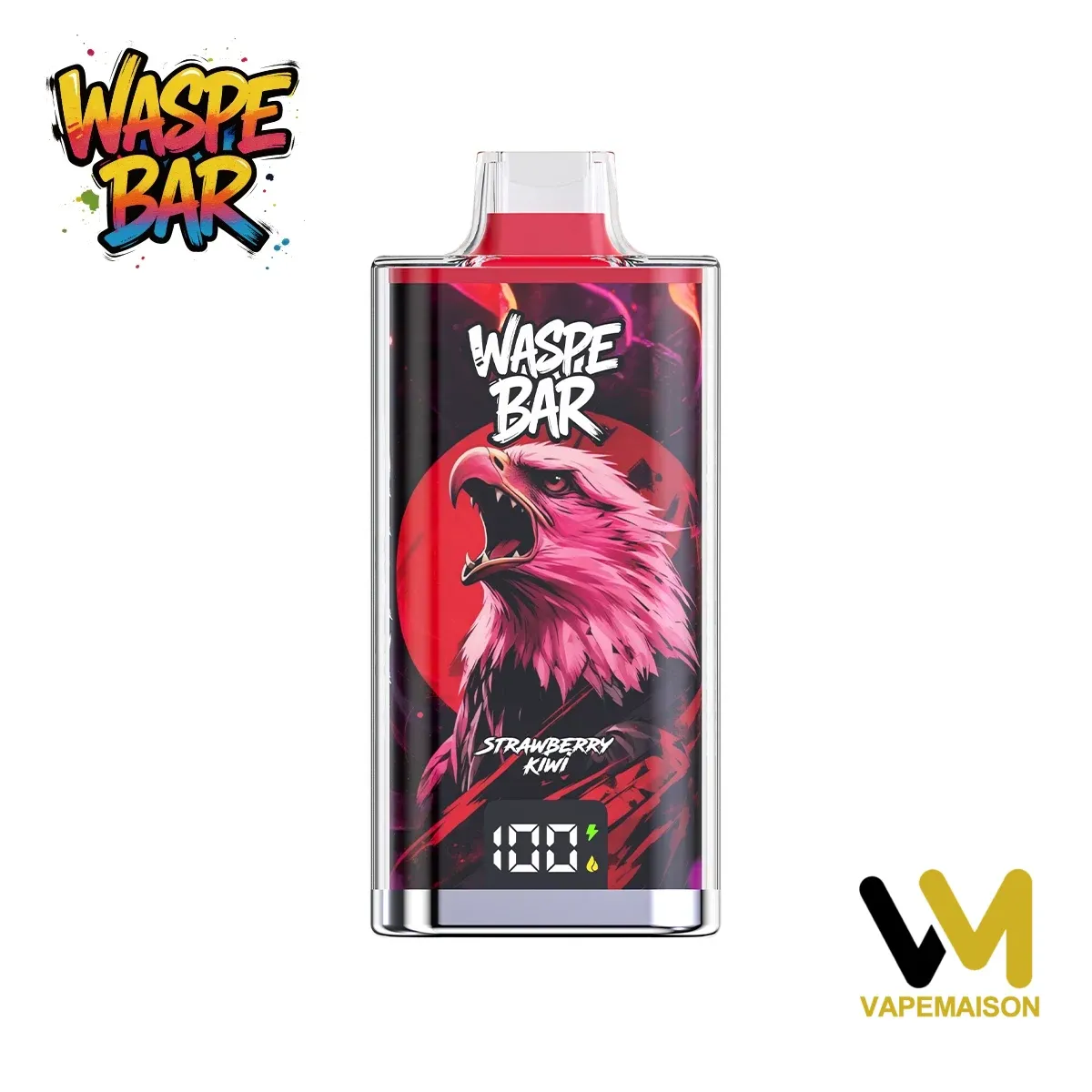 Waspe Bar 60K vaper | 60K caladas 36ml vaper recargable con pantalla LED - Imagen 14