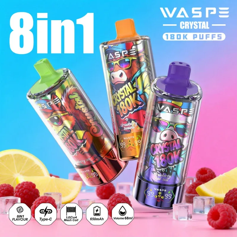 WASPE Crystal 180K - gama de sabores