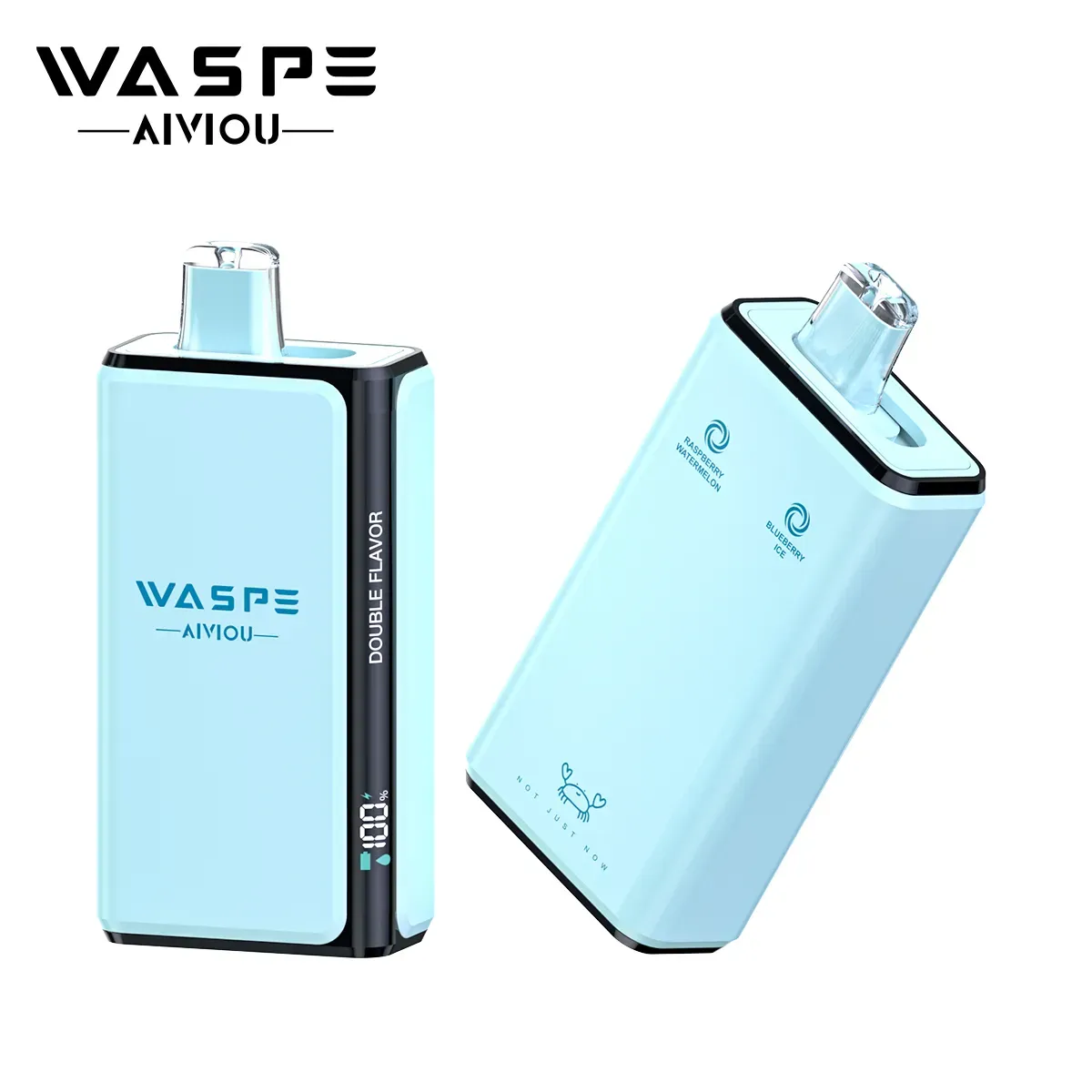 WASPE Double Flavor 100K Pro 2 en 1 - doble sabor Blueberry Ice y Raspberry Watermelon