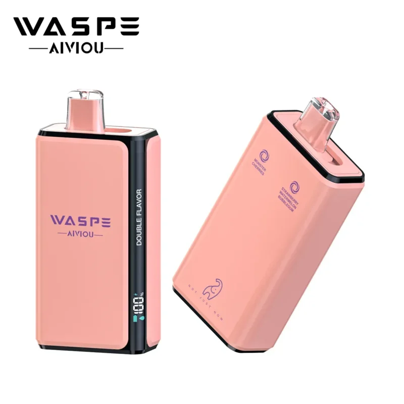 WASPE Double Flavor 100K Pro 2 en 1 - doble sabor Strawberry Watermelon Bubblegum y Monster Cherries