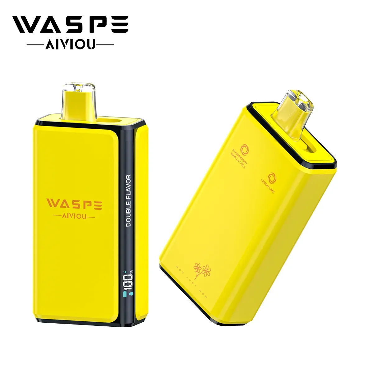 WASPE Double Flavor 100K Pro 2 en 1 - doble sabor Strawberry Watermelon y Lemon Lime