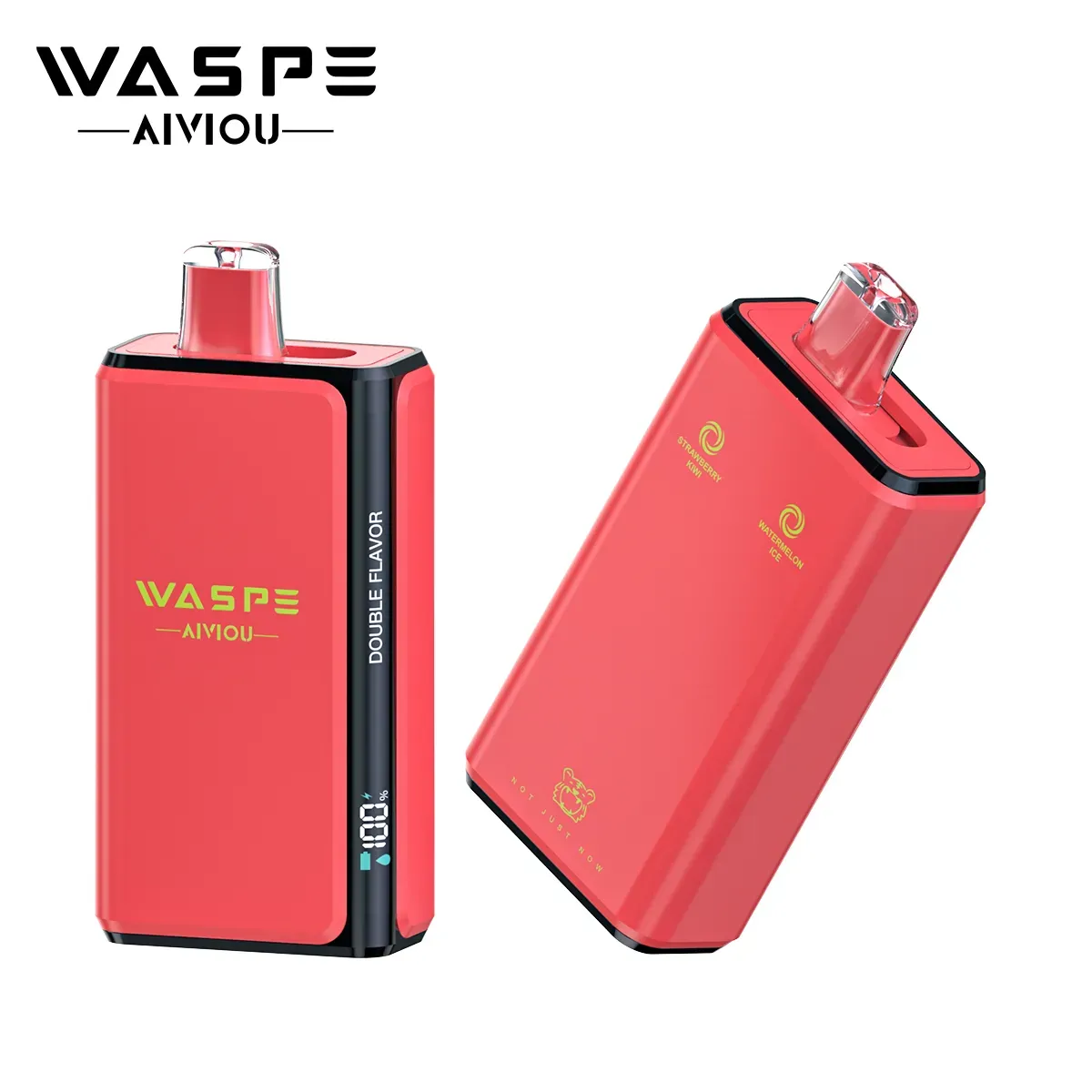 WASPE Double Flavor 100K Pro 2 en 1 - doble sabor Watermelon Ice y Strawberry Kiwi
