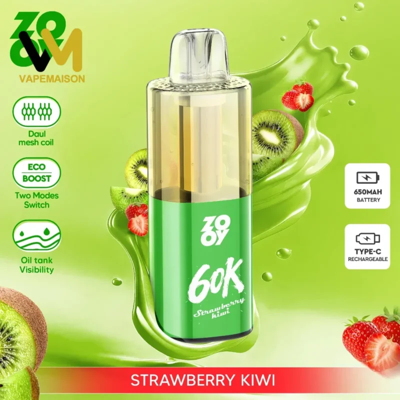 ZOOY Fizzy 60K Vape | Vaper Desechable de 60.000 Caladas con Depósito Visible