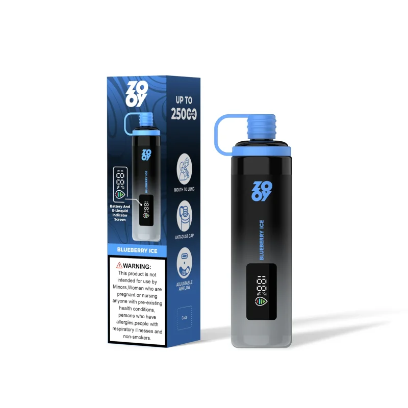 Vaper desechable ZOOY SHISHA 25K sabor Blueberry ice