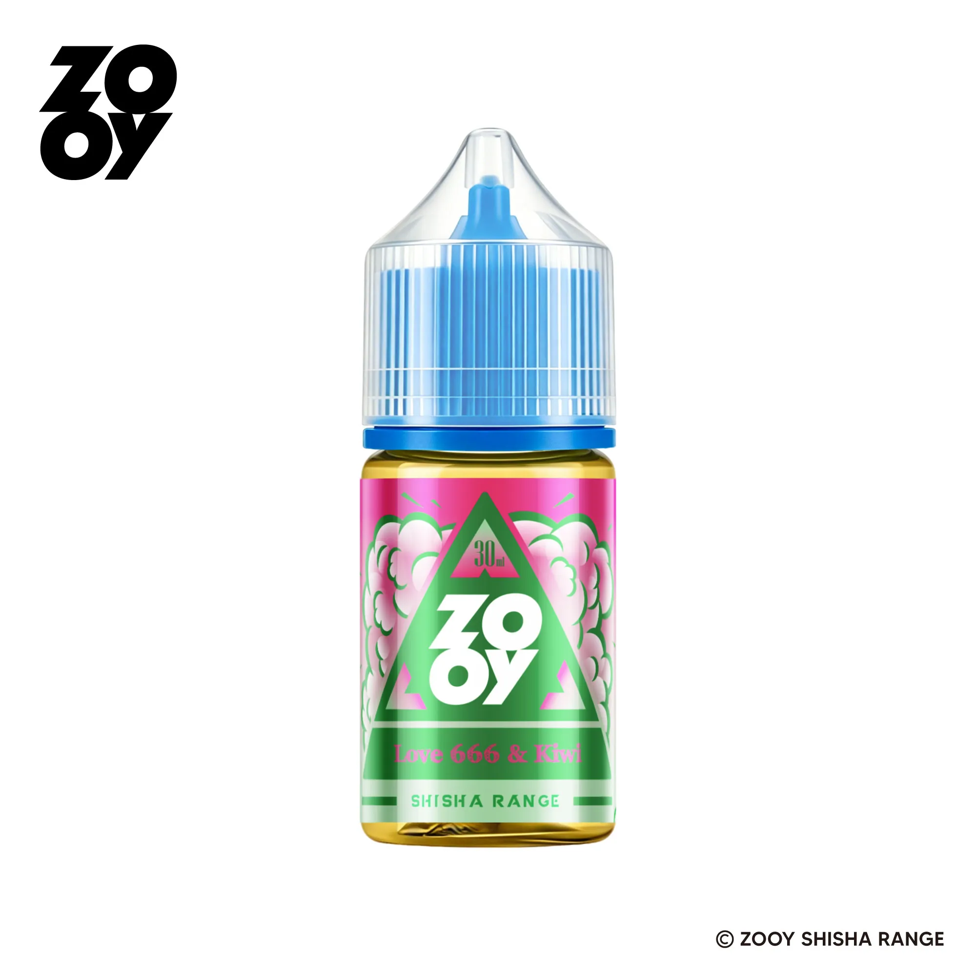 ZOOY Shisha Range 30ml – sabor Love 666 y Kiwi